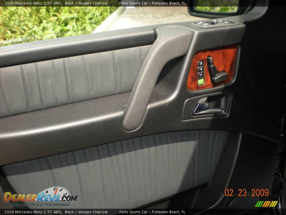 2009 Mercedes-Benz G 55 AMG Black / designo Charcoal Photo #19