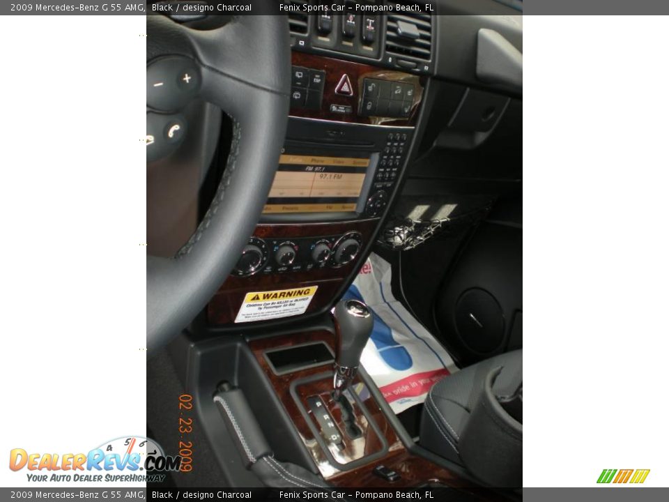 2009 Mercedes-Benz G 55 AMG Black / designo Charcoal Photo #21