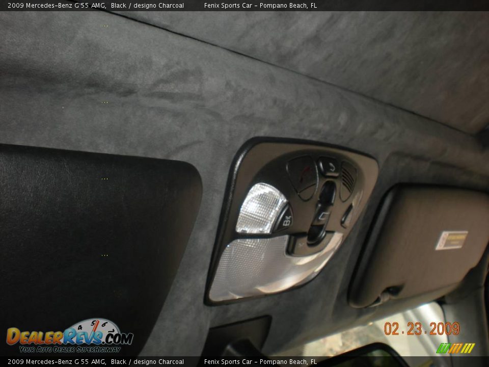 2009 Mercedes-Benz G 55 AMG Black / designo Charcoal Photo #22