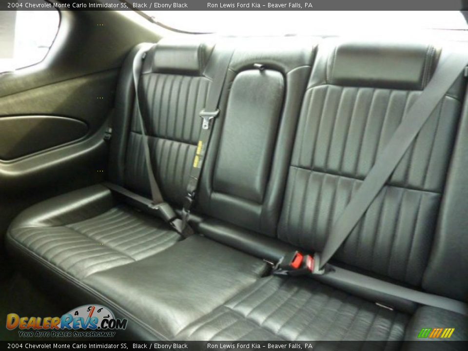 Ebony Black Interior - 2004 Chevrolet Monte Carlo Intimidator SS Photo #16
