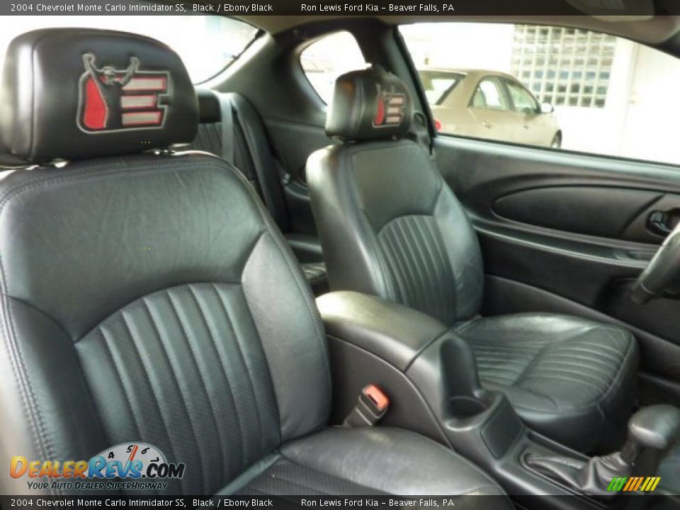 Ebony Black Interior - 2004 Chevrolet Monte Carlo Intimidator SS Photo #19