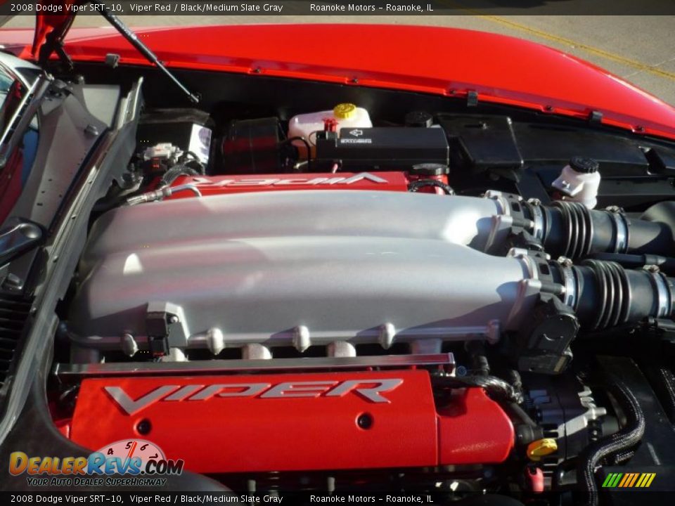 2008 Dodge Viper SRT-10 8.4 Liter OHV 20-Valve VVT V10 Engine Photo #13