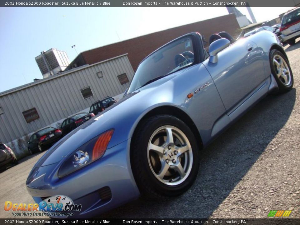 2002 Honda S2000 Roadster Suzuka Blue Metallic / Blue Photo #1