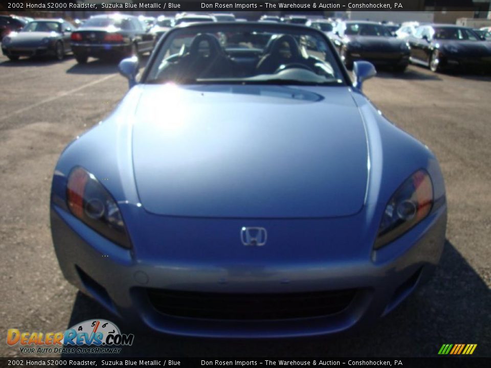 2002 Honda S2000 Roadster Suzuka Blue Metallic / Blue Photo #3