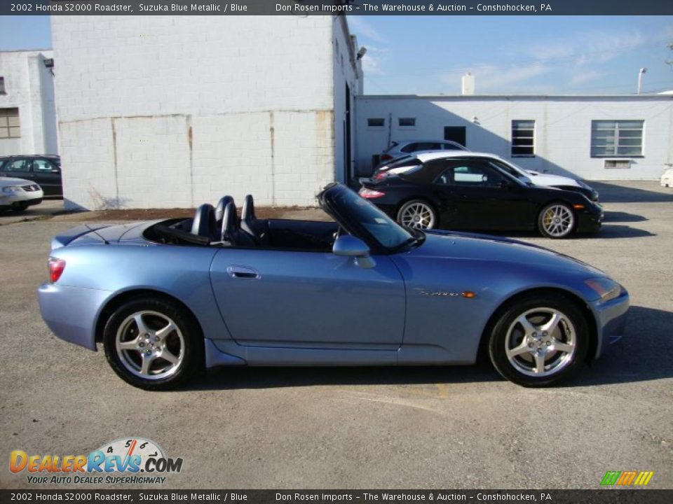 Suzuka Blue Metallic 2002 Honda S2000 Roadster Photo #6
