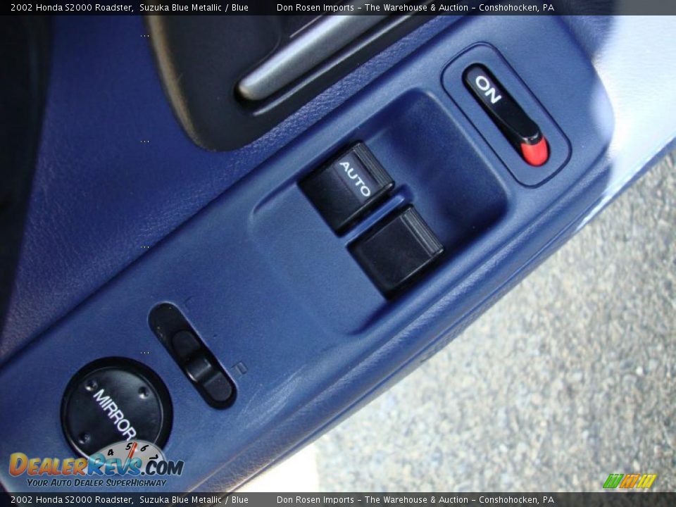 2002 Honda S2000 Roadster Suzuka Blue Metallic / Blue Photo #14