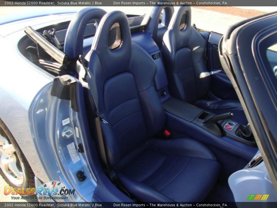Blue Interior - 2002 Honda S2000 Roadster Photo #20