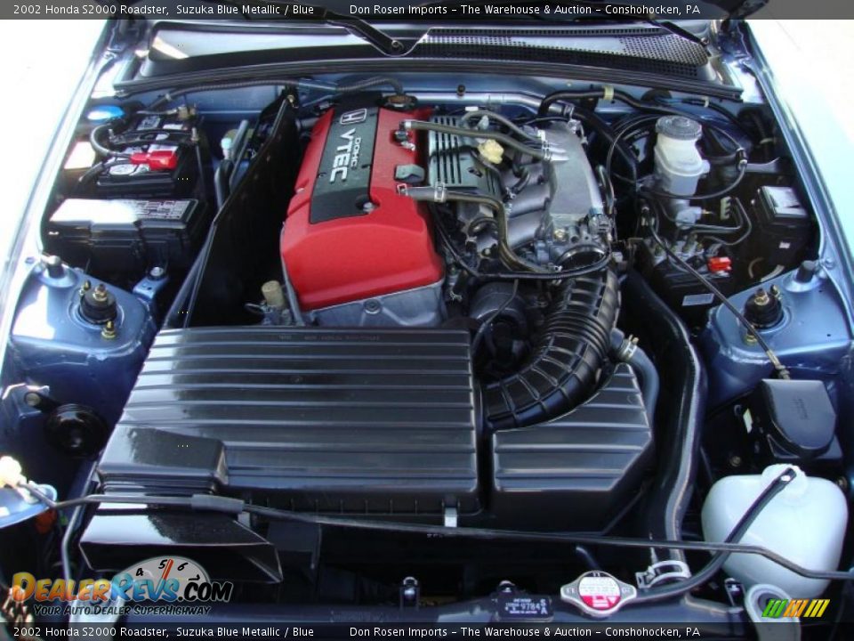 2002 Honda S2000 Roadster 2.0 Liter DOHC 16-Valve VTEC 4 Cylinder Engine Photo #26