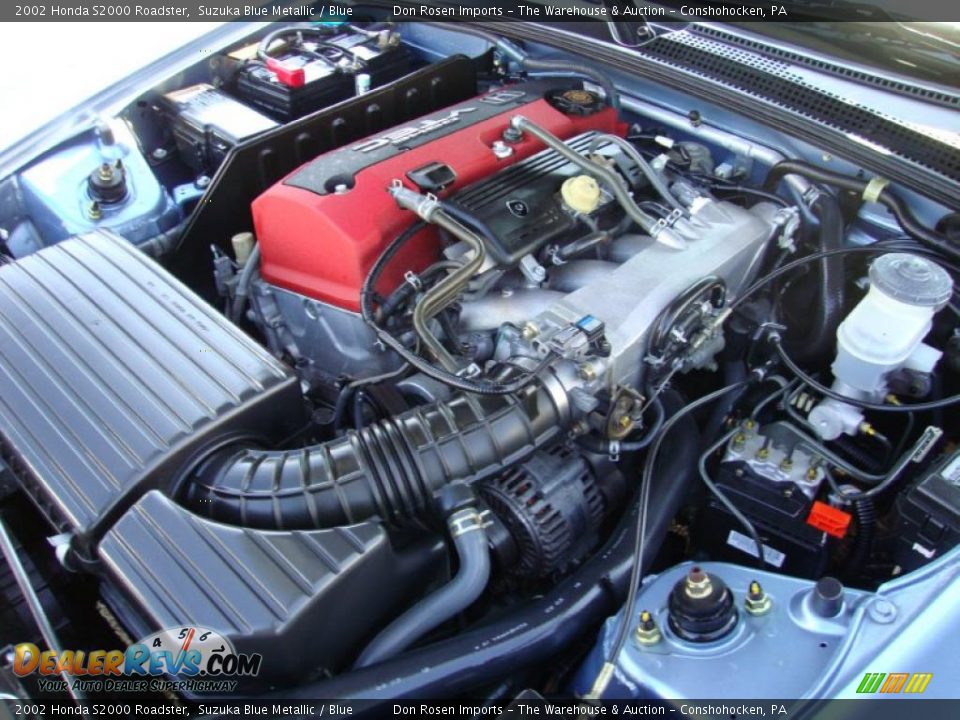2002 Honda S2000 Roadster 2.0 Liter DOHC 16-Valve VTEC 4 Cylinder Engine Photo #27