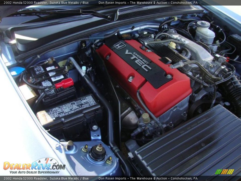 2002 Honda S2000 Roadster 2.0 Liter DOHC 16-Valve VTEC 4 Cylinder Engine Photo #28