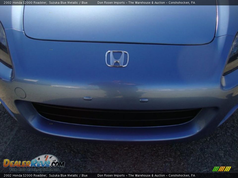2002 Honda S2000 Roadster Suzuka Blue Metallic / Blue Photo #29