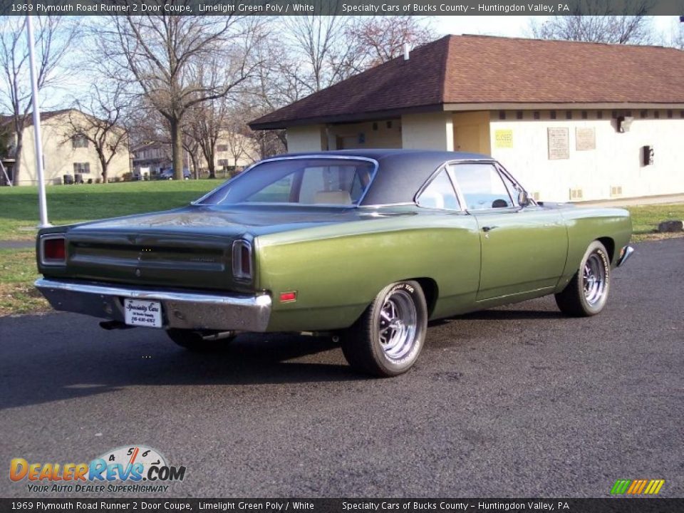 Limelight Green Poly 1969 Plymouth Road Runner 2 Door Coupe Photo #5