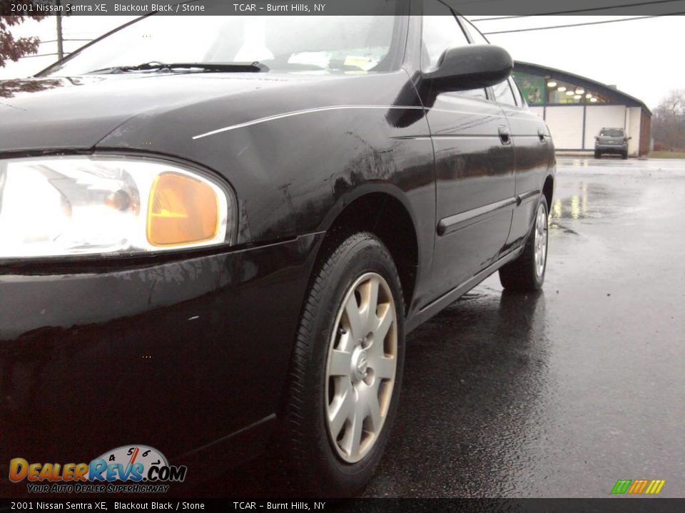 2001 Nissan Sentra XE Blackout Black / Stone Photo #3