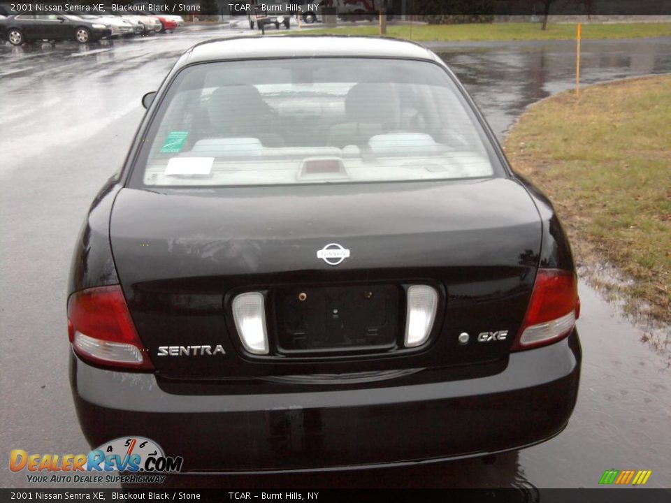 2001 Nissan Sentra XE Blackout Black / Stone Photo #6