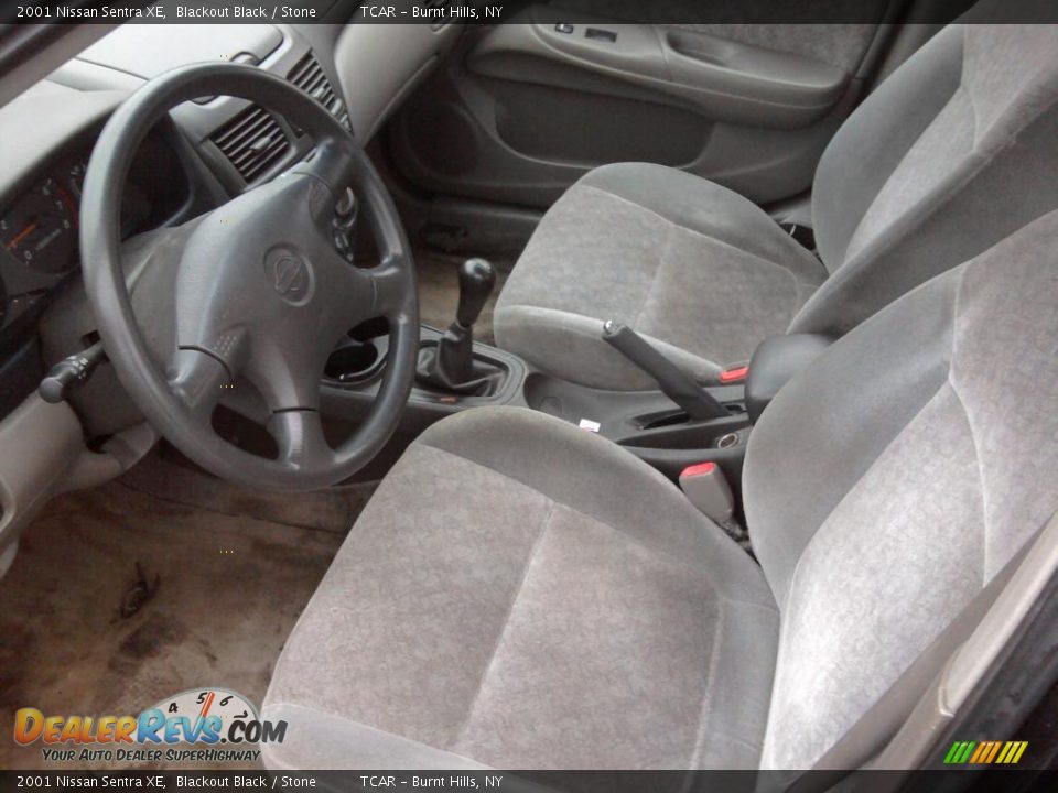 2001 Nissan Sentra XE Blackout Black / Stone Photo #7