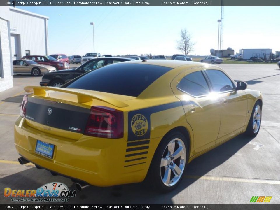 Detonator Yellow Clearcoat 2007 Dodge Charger SRT-8 Super Bee Photo #12