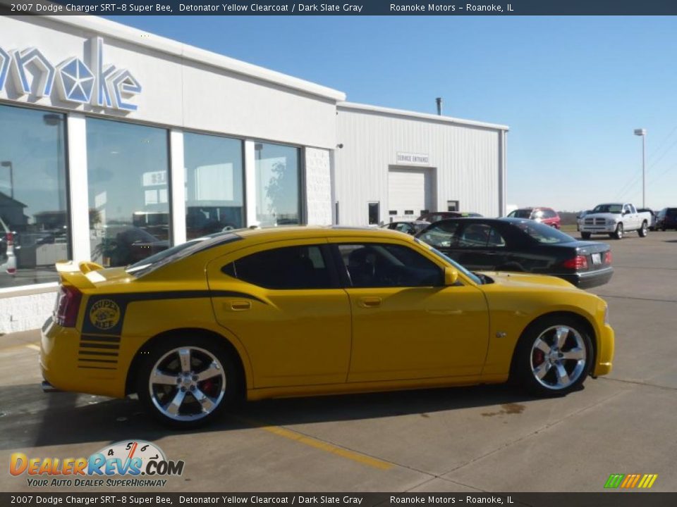 2007 Dodge Charger SRT-8 Super Bee Detonator Yellow Clearcoat / Dark Slate Gray Photo #13