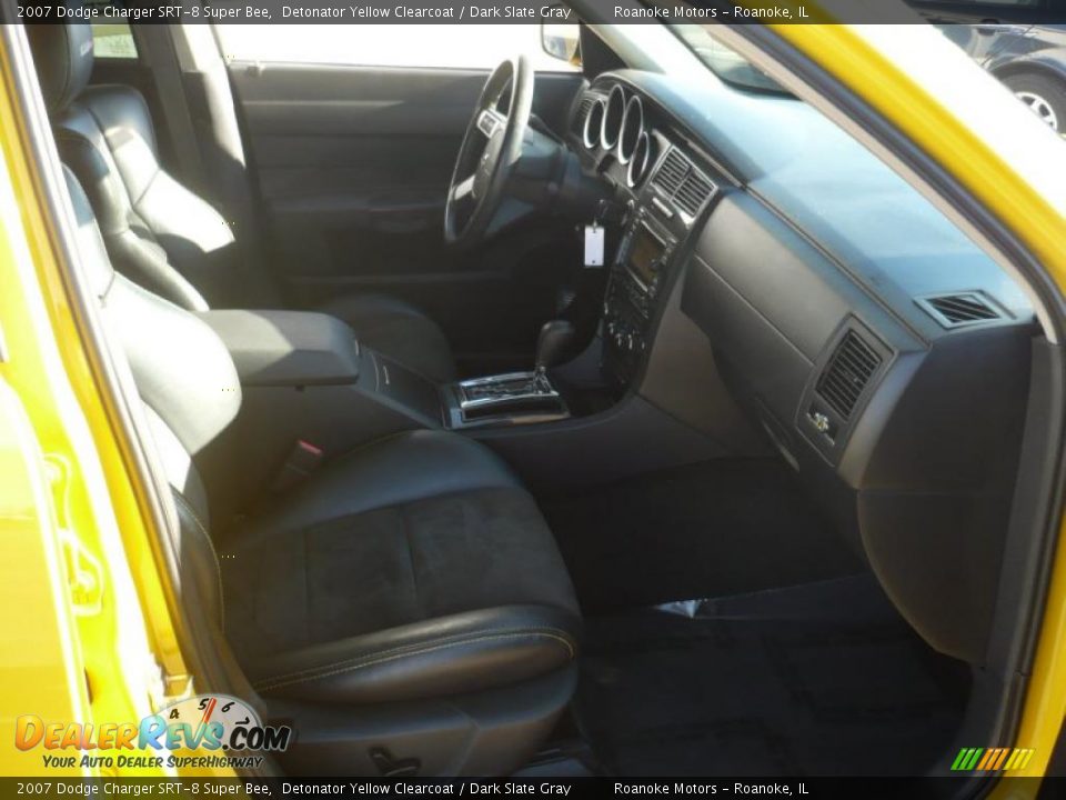 2007 Dodge Charger SRT-8 Super Bee Detonator Yellow Clearcoat / Dark Slate Gray Photo #14
