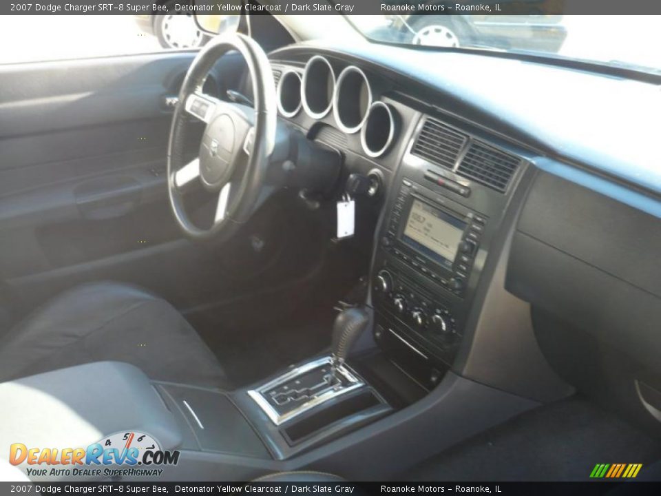 2007 Dodge Charger SRT-8 Super Bee Detonator Yellow Clearcoat / Dark Slate Gray Photo #15