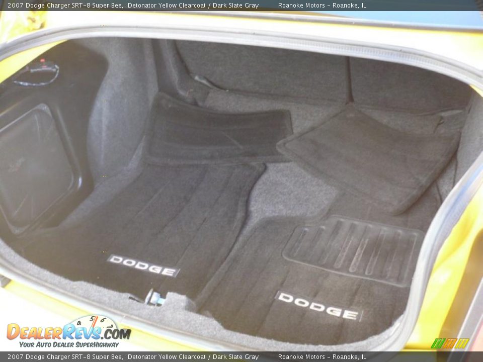 2007 Dodge Charger SRT-8 Super Bee Detonator Yellow Clearcoat / Dark Slate Gray Photo #19