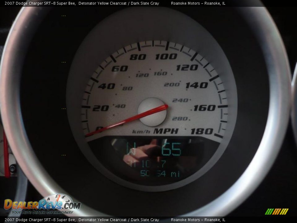 2007 Dodge Charger SRT-8 Super Bee Detonator Yellow Clearcoat / Dark Slate Gray Photo #20