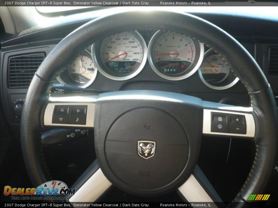 2007 Dodge Charger SRT-8 Super Bee Detonator Yellow Clearcoat / Dark Slate Gray Photo #21