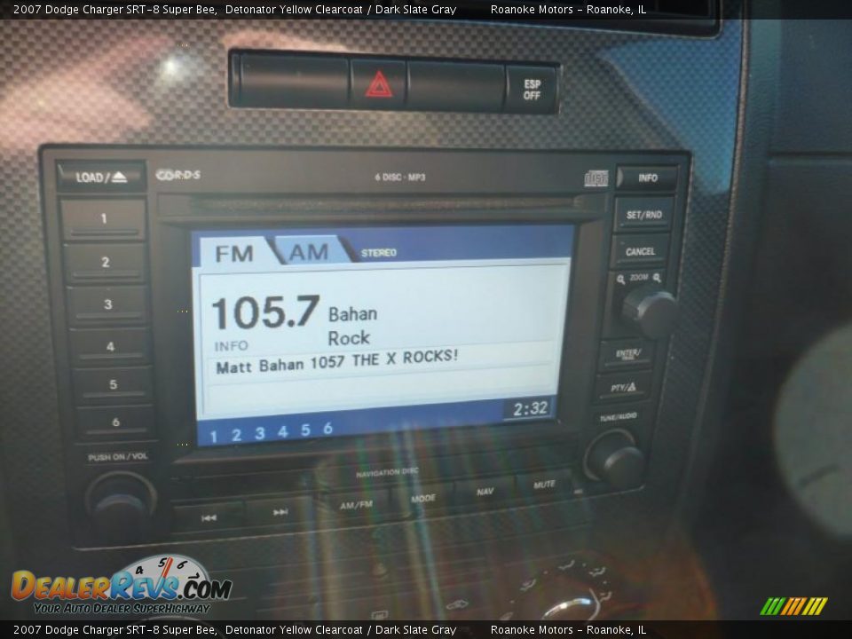 2007 Dodge Charger SRT-8 Super Bee Detonator Yellow Clearcoat / Dark Slate Gray Photo #22