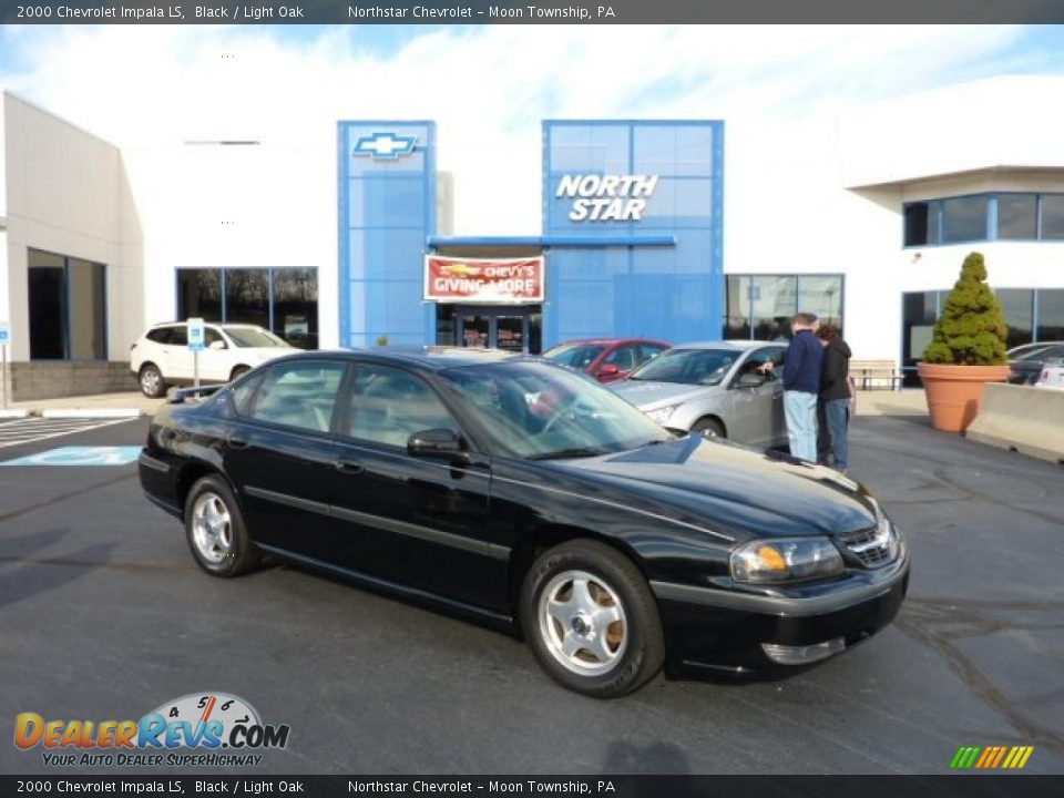 2000 Chevrolet Impala LS Black / Light Oak Photo #1