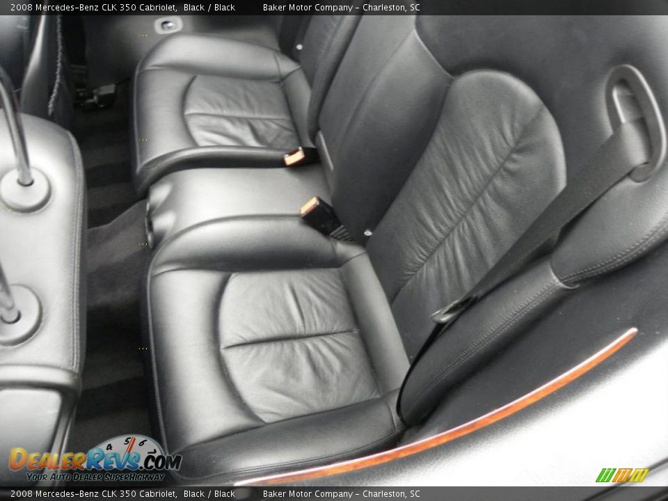2008 Mercedes-Benz CLK 350 Cabriolet Black / Black Photo #5