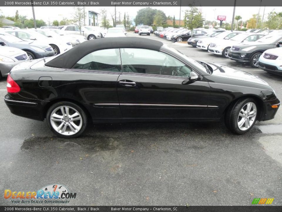 Black 2008 Mercedes-Benz CLK 350 Cabriolet Photo #9