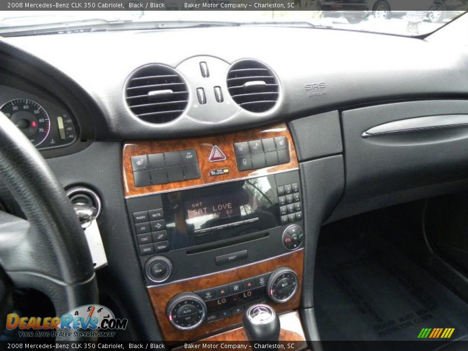 2008 Mercedes-Benz CLK 350 Cabriolet Black / Black Photo #17