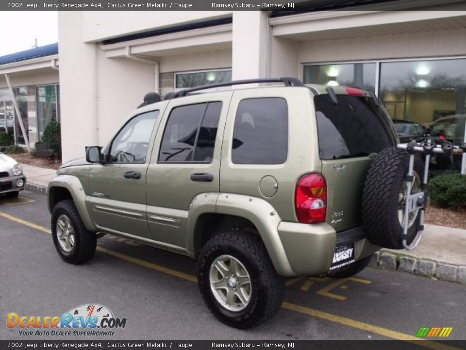 Cactus Green Metallic 2002 Jeep Liberty Renegade 4x4 Photo #3