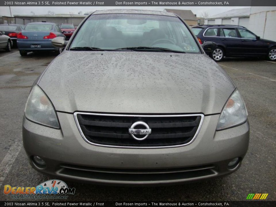 2003 Nissan Altima 3.5 SE Polished Pewter Metallic / Frost Photo #3
