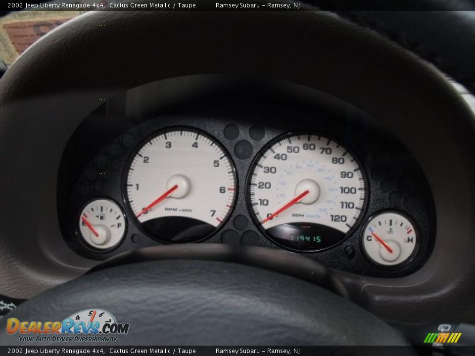 2002 Jeep Liberty Renegade 4x4 Gauges Photo #11