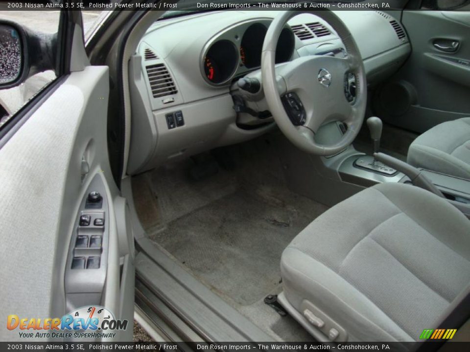Frost Interior - 2003 Nissan Altima 3.5 SE Photo #13