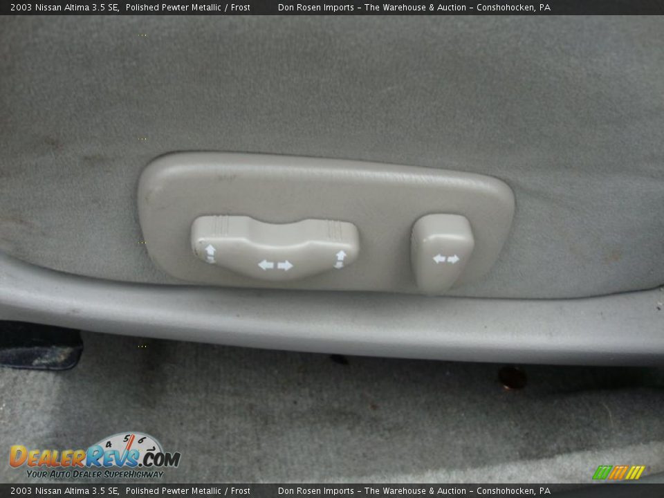 2003 Nissan Altima 3.5 SE Polished Pewter Metallic / Frost Photo #17