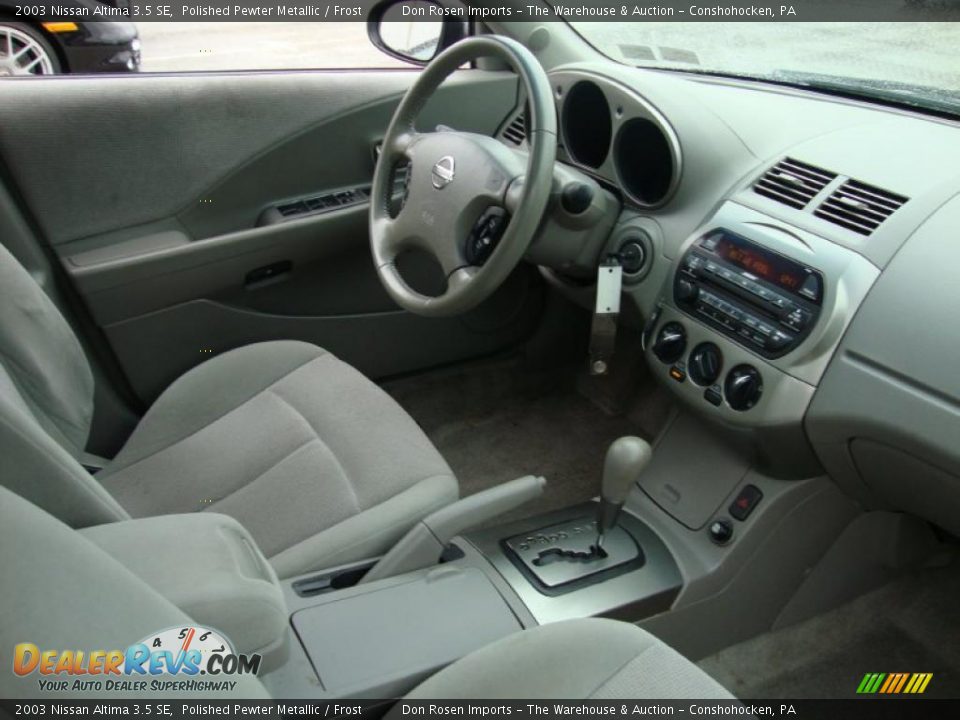 Frost Interior - 2003 Nissan Altima 3.5 SE Photo #20