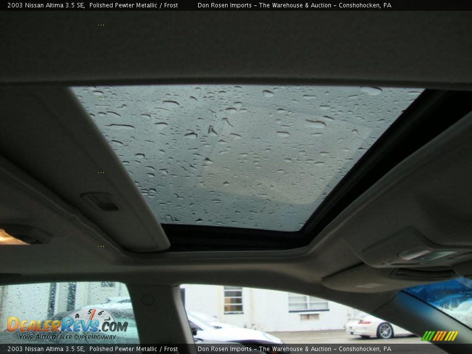 Sunroof of 2003 Nissan Altima 3.5 SE Photo #22