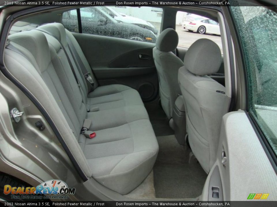 Frost Interior - 2003 Nissan Altima 3.5 SE Photo #24