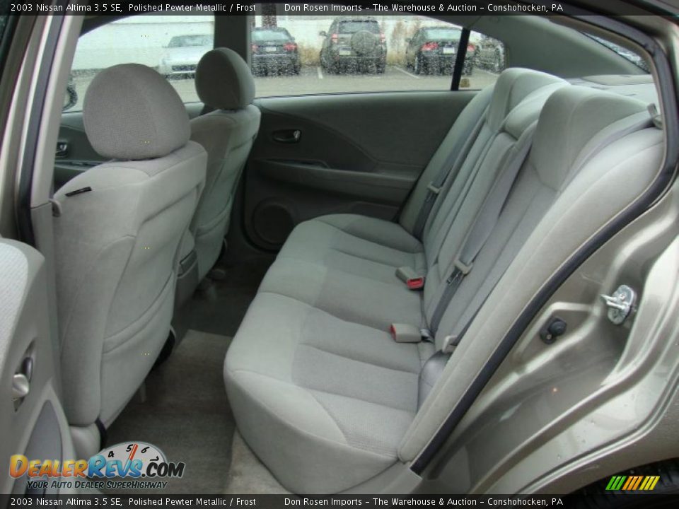 Frost Interior - 2003 Nissan Altima 3.5 SE Photo #26