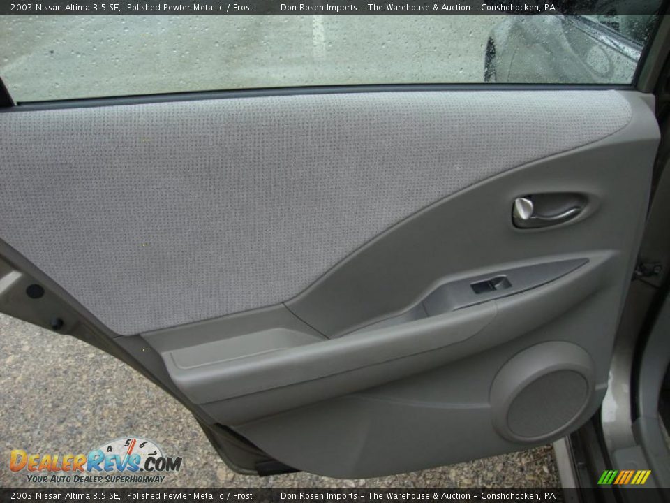 2003 Nissan Altima 3.5 SE Polished Pewter Metallic / Frost Photo #27