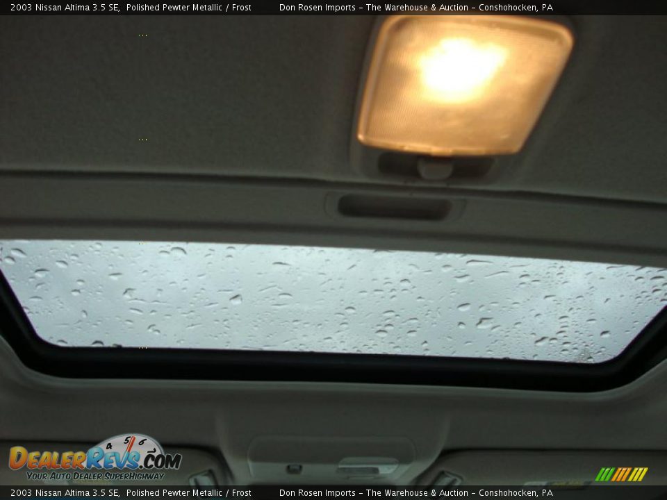 2003 Nissan Altima 3.5 SE Polished Pewter Metallic / Frost Photo #28