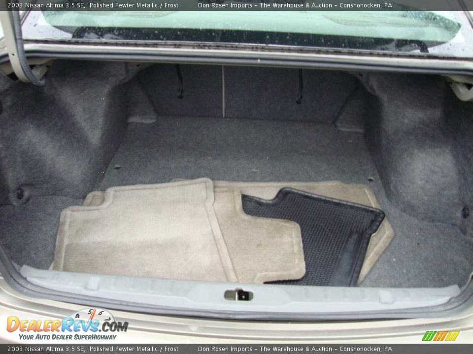 2003 Nissan Altima 3.5 SE Trunk Photo #31