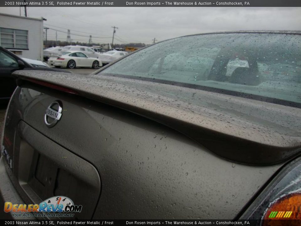 2003 Nissan Altima 3.5 SE Polished Pewter Metallic / Frost Photo #32