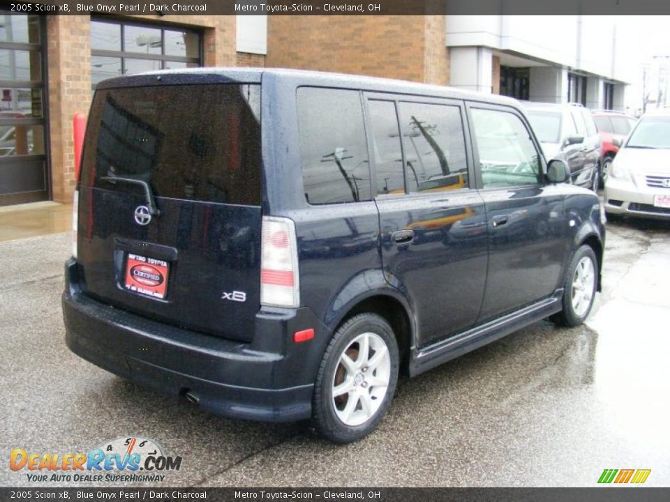 2005 Scion xB Blue Onyx Pearl / Dark Charcoal Photo #3