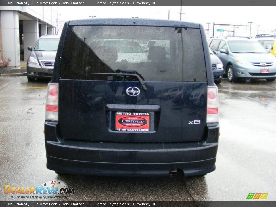 2005 Scion xB Blue Onyx Pearl / Dark Charcoal Photo #4