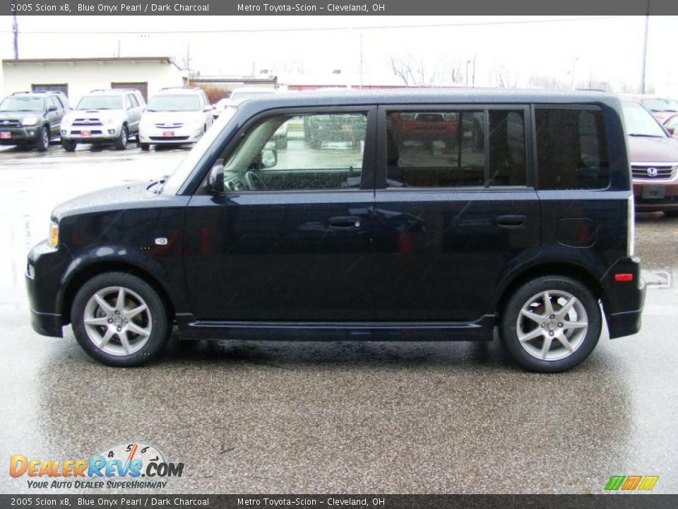 2005 Scion xB Blue Onyx Pearl / Dark Charcoal Photo #6