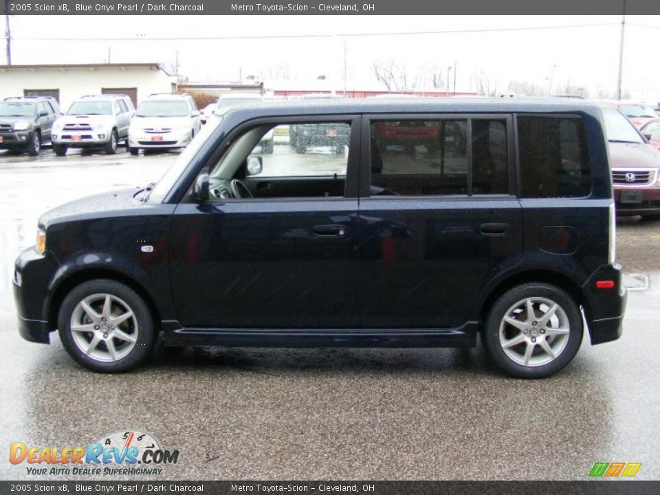 2005 Scion xB Blue Onyx Pearl / Dark Charcoal Photo #7