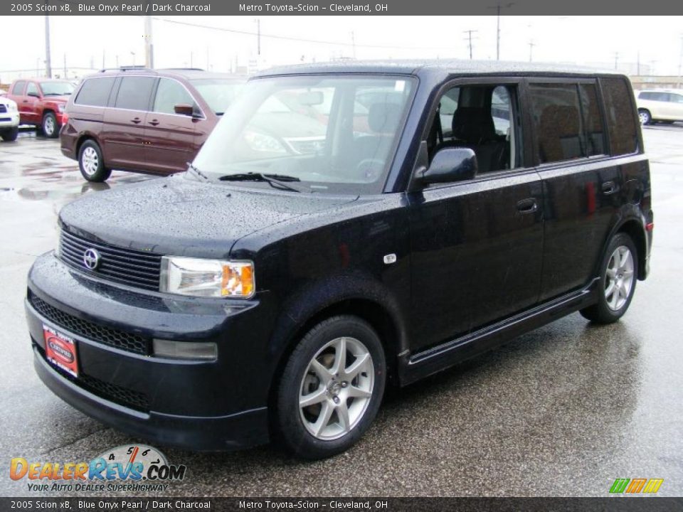 2005 Scion xB Blue Onyx Pearl / Dark Charcoal Photo #8