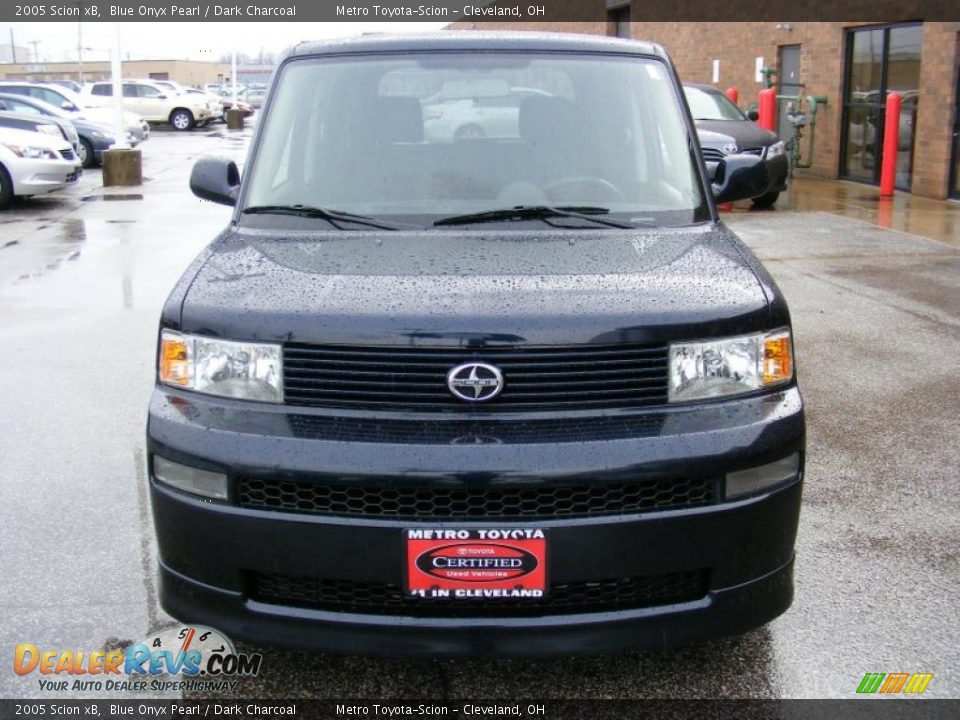 2005 Scion xB Blue Onyx Pearl / Dark Charcoal Photo #9